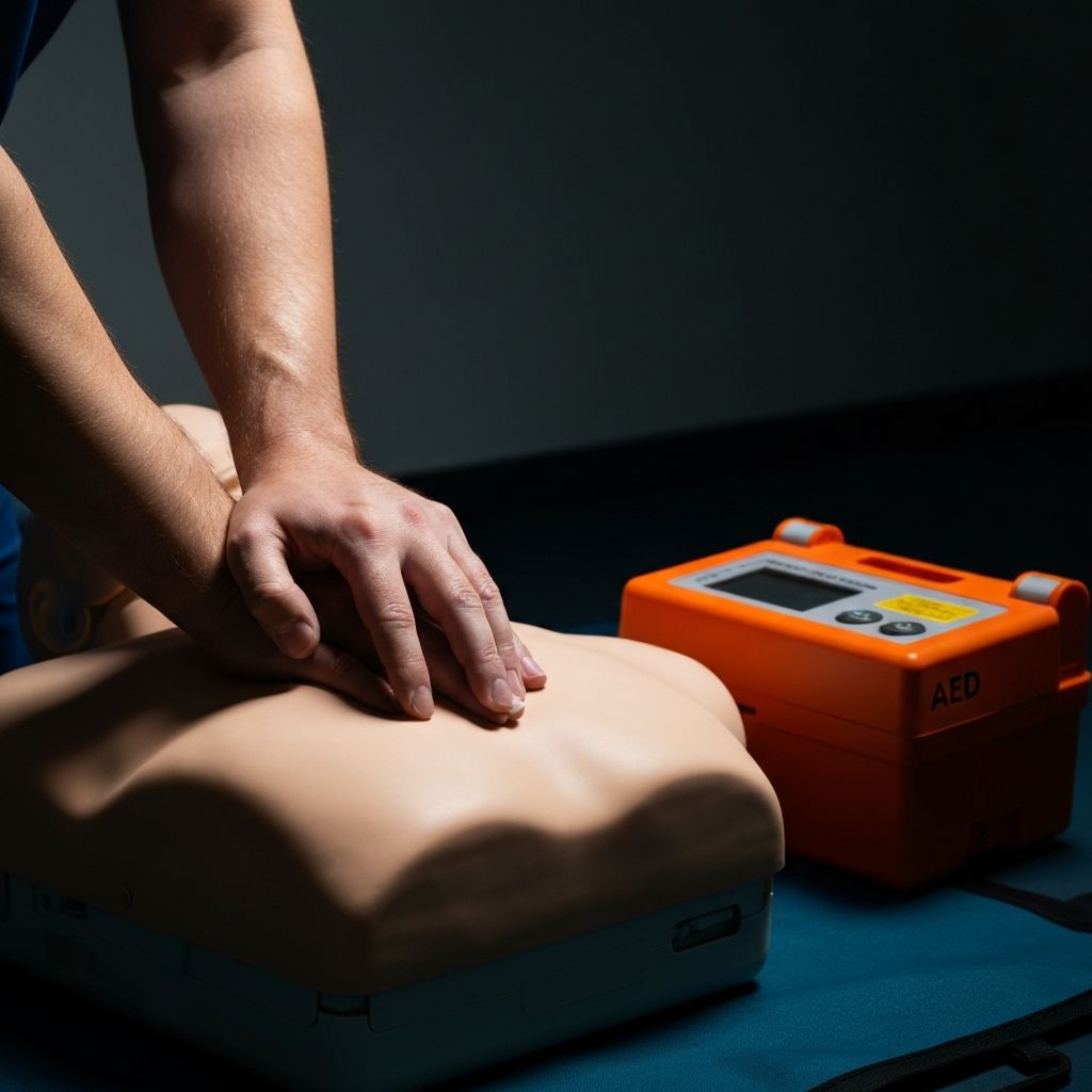 Hands-on CPR demonstration